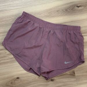 Nike Women's dri-fit plum athletic running Shorts medium